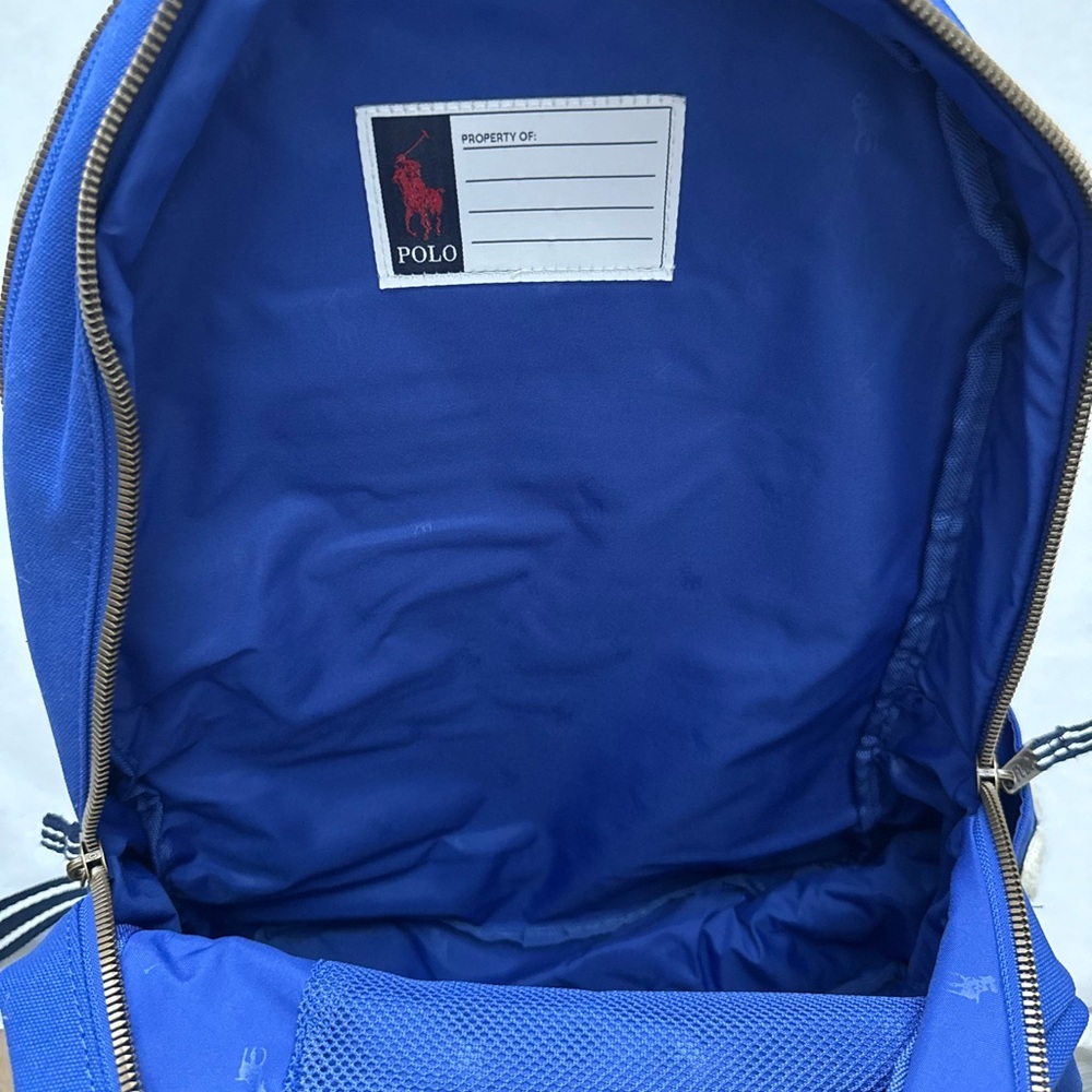 Polo Ralph Lauren 67 Bear Baseball Embroidered Men's Backpack - Picture 10 of 12